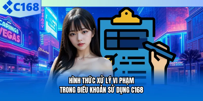Hình thức xử lý vi phạm trong điều khoản sử dụng C168 Hình thức xử lý vi phạm trong điều khoản sử dụng C168
